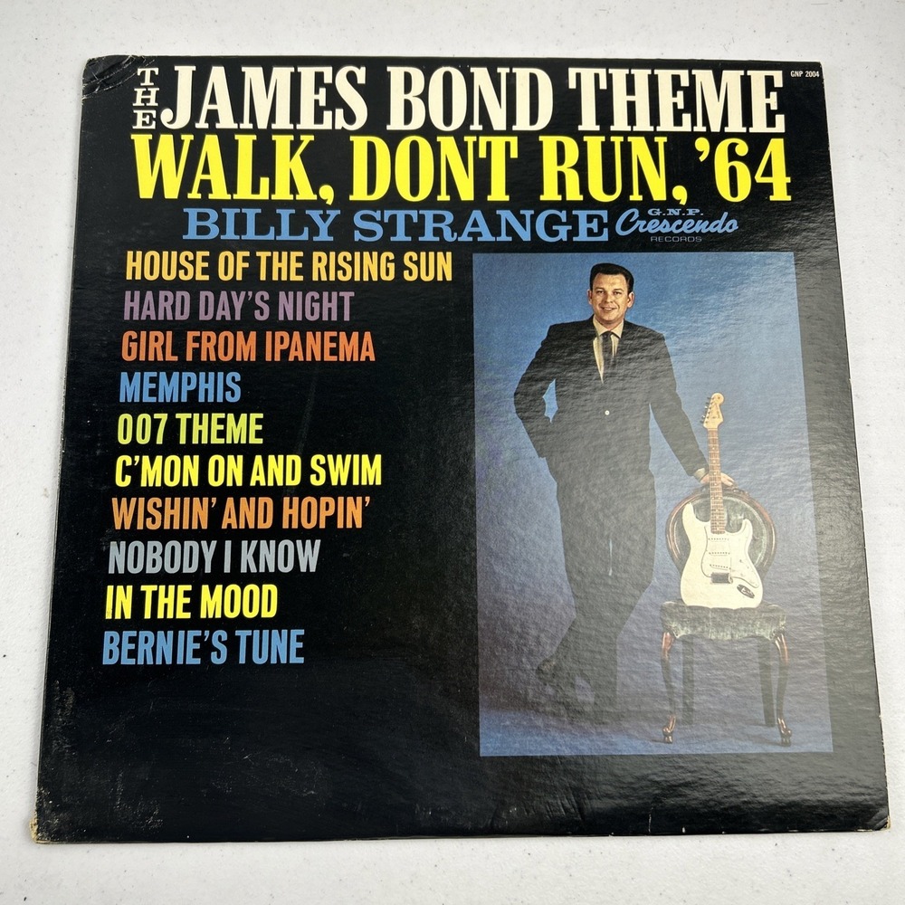 Billy Strange - The James Bond Theme - Walk Don't Run, '64 - LP - 12" VG+
